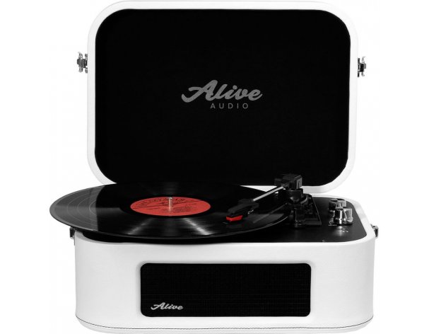 Vinyl record player Alive Audio Stories Blanche STR-06-WH