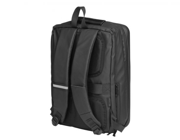 Backpack laptop Voyager Sheller with a plastic surface, black (934457)