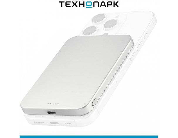 Аккумулятор внешний uBear Slide Magnetic 5000 мАч белый (PB19WH5000-PDM)