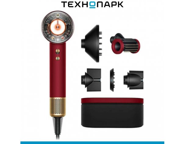 Фен Dyson Supersonic HD16 Nural Red Velvet/Gold (594823-01)