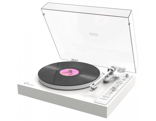 Vinyl record player Reproductor RP-300BT White