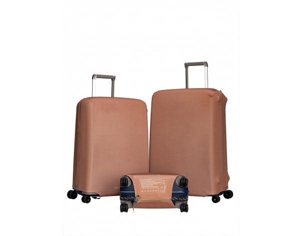 Suitcase cover Routemark Cappuccino M/L (SP500)