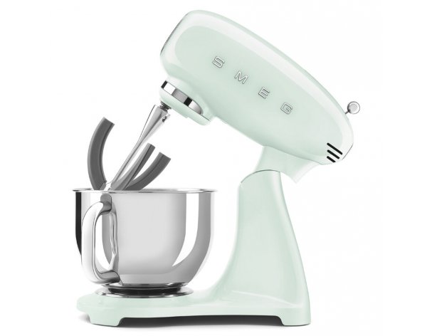 Миксер планетарный Smeg SMF05PGEU пастельный зелёный