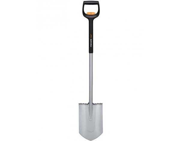 Лопата штыковая телескопическая закругленная Fiskars Xact 1066732