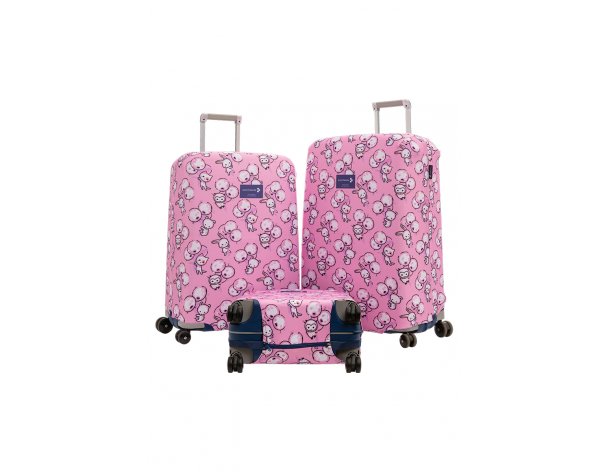 Cover for a suitcase Routemark White & Fluffy S (SP310), Art. Lebedev Studio
