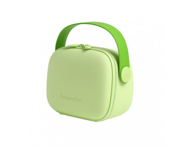 Cosmetic bag with mirror Fungoofun, backlight F536, green