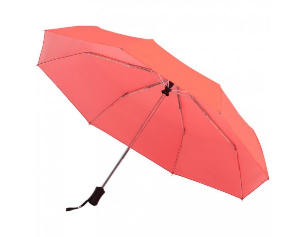 Folding umbrella Molti Manifest Color with a reflective dome red RA-133835