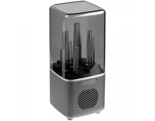 Wireless speaker with backlight Indivo citySound, black (13930.30)