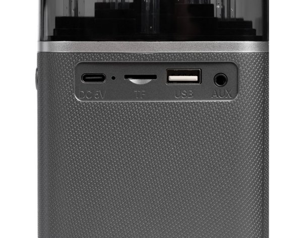 Wireless speaker with backlight Indivo citySound, black (13930.30)