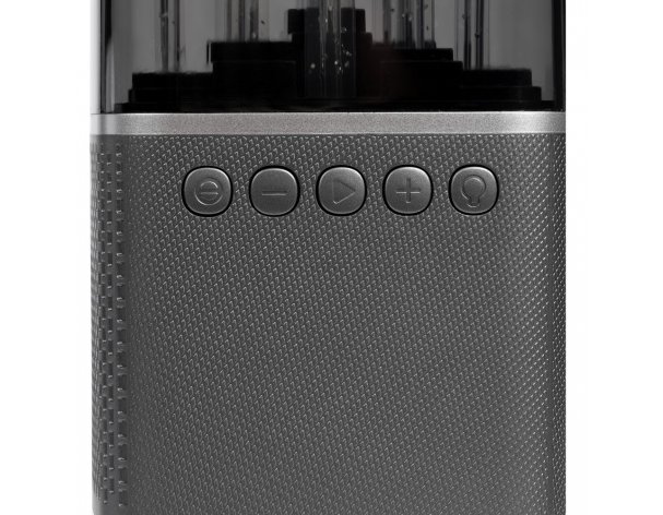 Wireless speaker with backlight Indivo citySound, black (13930.30)
