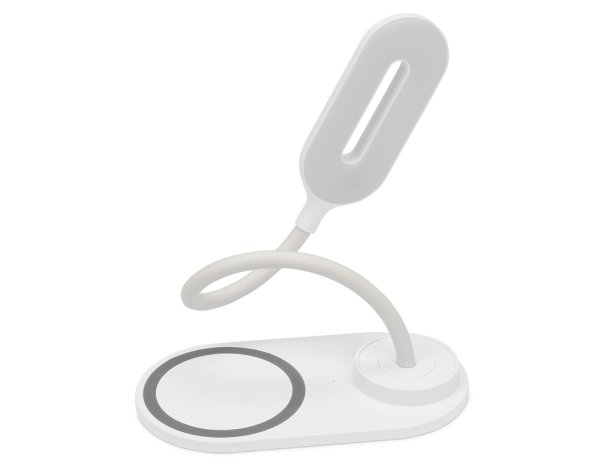Lamp table Evolt Flamp with wireless charging, white (593508)
