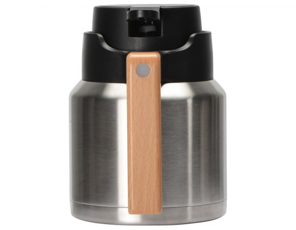Coffee pot with wooden handle Eat 850 ml silver RA-236784
