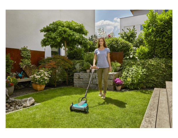 Газонокосилка аккумуляторная ручная Gardena 22/18V P4A 14620-20