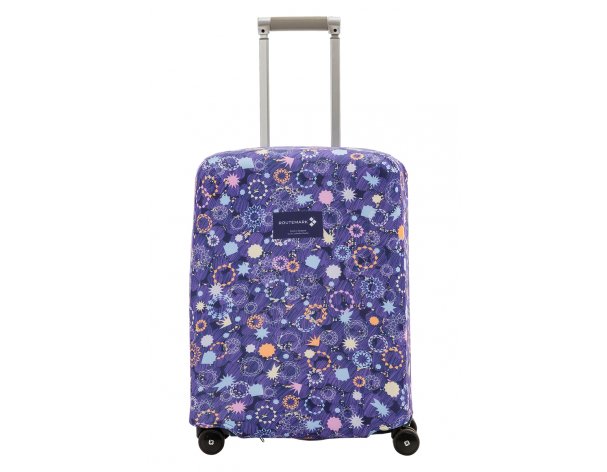 Cover for a suitcase Routemark Spangles, sparks, confetti S (SP310)