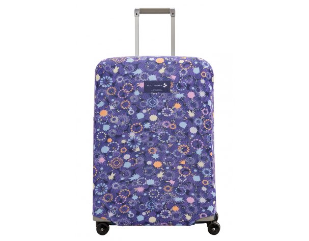 Cover for a suitcase Routemark Spangles, sparks, confetti M/L (SP310)
