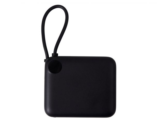 Battery external with integrated cable Evolt Liri, QC/PD, 10000 mAh, black (872917)