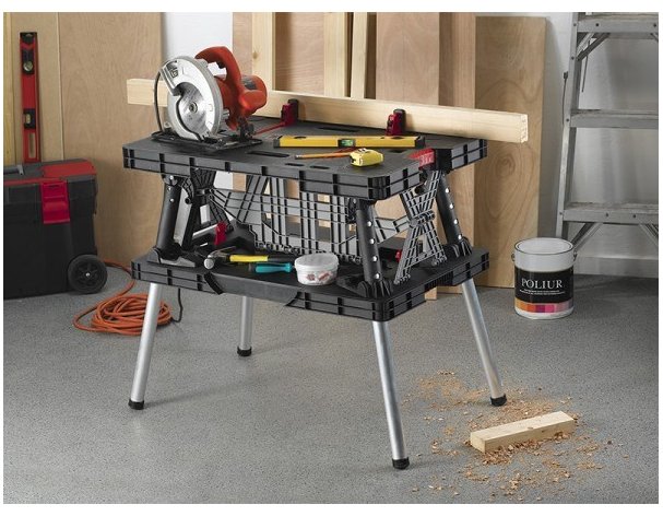 Верстак столярный складной Keter Folding Table Mettal Leg