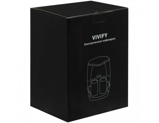 Кофеварка электрическая Molti Vivify, черная (17209.30)