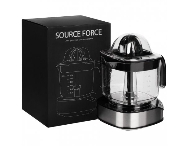 Electric citrus juicer Molti Source Force, silver-black (17329.13)