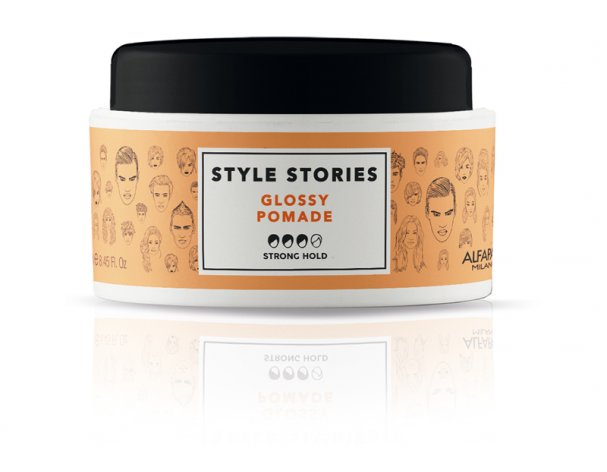 Hair pomade Alfaparf with strong hold, adding extra shine, 100 ml