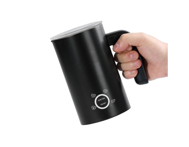 Electric milk frother Molti Creamistry, black (19403.30)