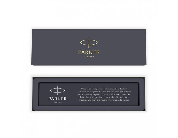 Набор подарочный Parker: ручка IM brushed metal GT роллер + шариковая