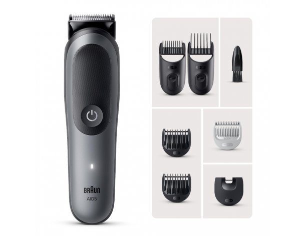 Триммер электрический Braun AIO5520 MS Grey