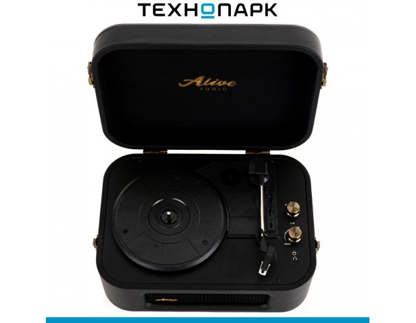 Turntable Alive Audio Stories Glam Noir STR-06-GN