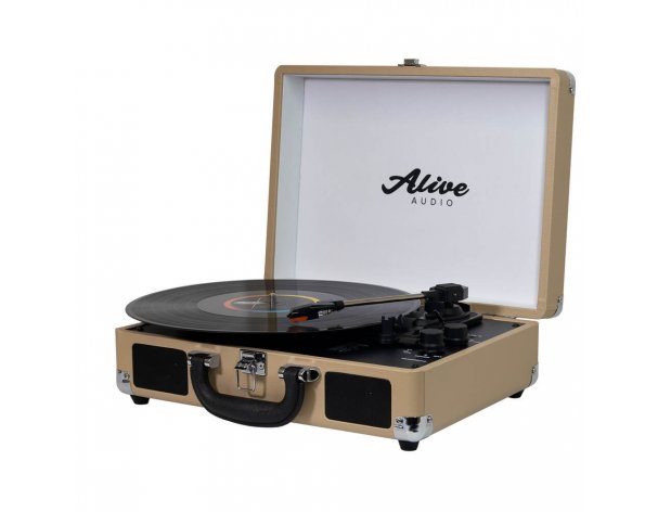 Vinyl record player Alive Audio Glam Latte