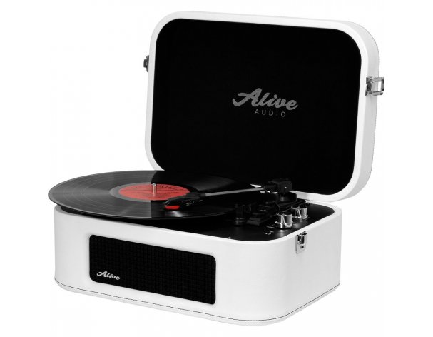 Vinyl record player Alive Audio Stories Blanche STR-06-WH