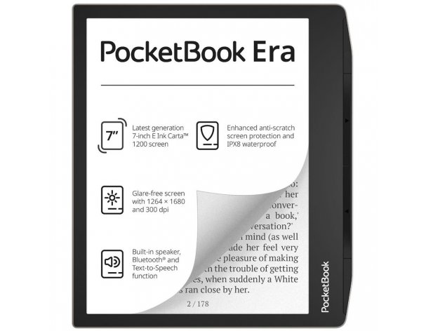 Книга электронная PocketBook 700 Stardust Silver (PB700-U-16-WW)