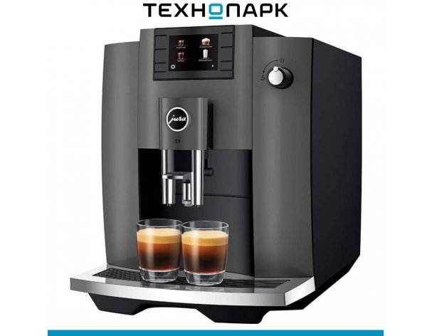 Кофемашина Jura E6 Dark Inox (15439)
