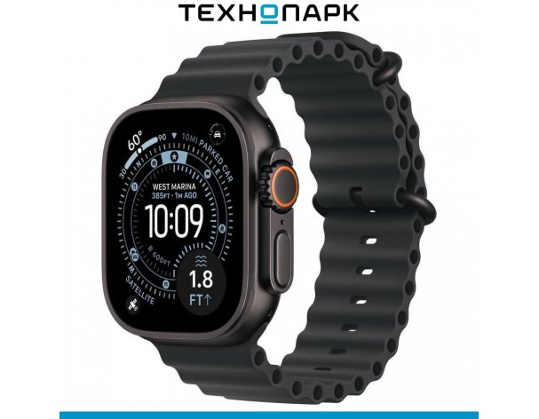Смарт-часы Apple Watch Ultra 3 49 мм Black, Ocean Band чёрный
