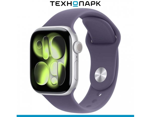 Смарт-часы Apple Watch Series 11 Aluminum GPS 42 мм серебристый S/M, спортивный ремешок