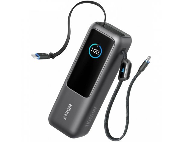 Аккумулятор внешний Anker 25000 мАч 165W чёрный (A1695H11)