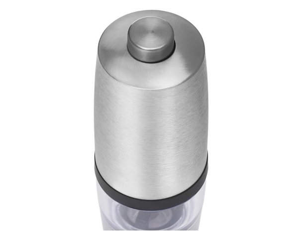 Mill electric spice Yoyony Origanum, battery operated, silver (875610)