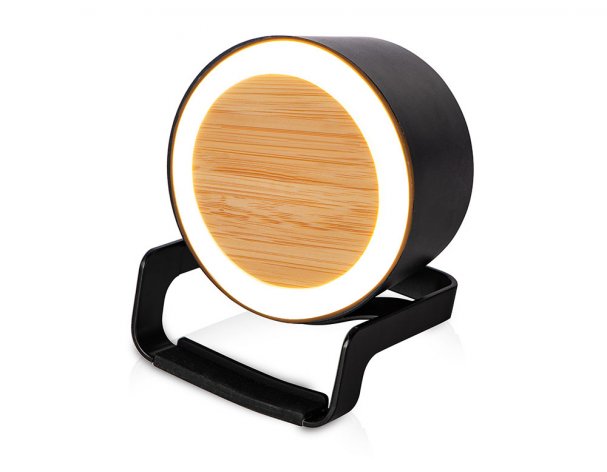 Portable speaker Evolt Eclipse with wireless charging function, 5W/10W, black (898410