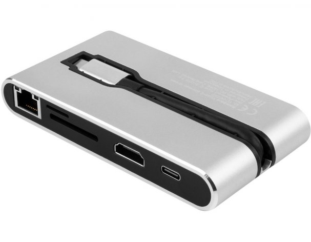 Хаб USB Rombica Type-C Hermes Black/черный RA-243354