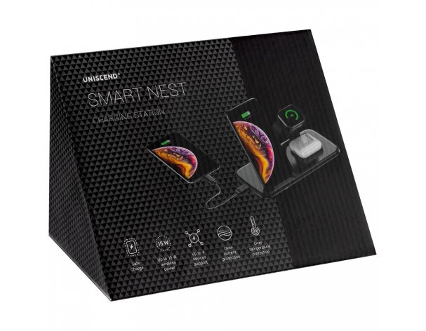 Станция зарядная Uniscend Smart Nest черная RA-137429