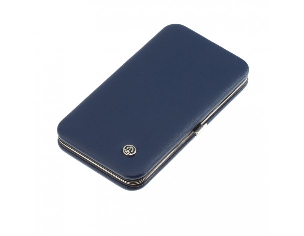 Manicure set GD case: imitation leather, 7 pcs., blue