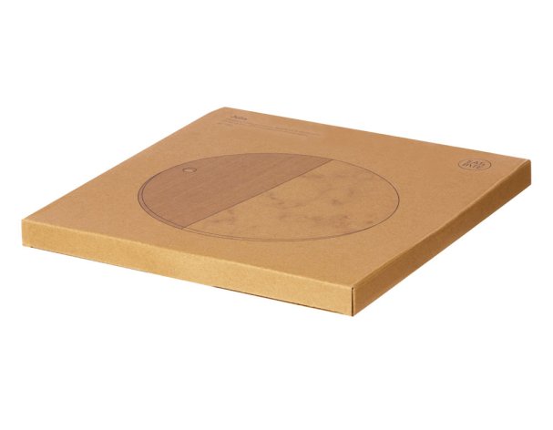 Cutting board of bamboo and marble Eat&Bite Julia, natural, white, marble (827318)