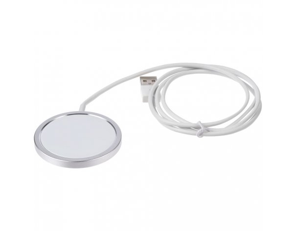 Wireless charger with magnets Uniscend Magmate silver RA-141020
