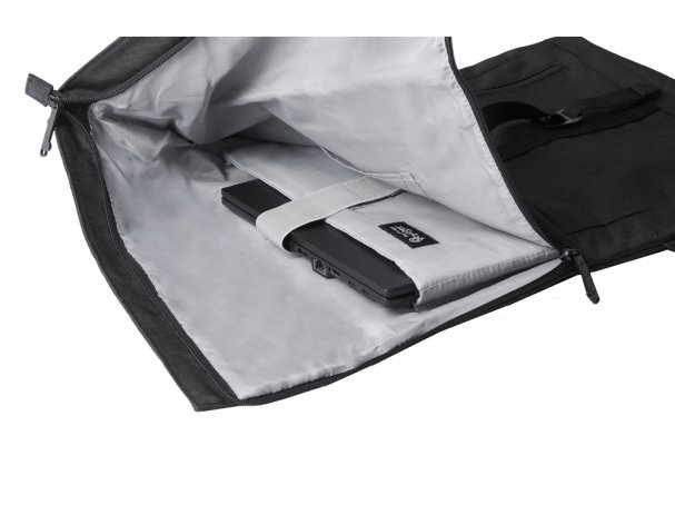 Backpack Voyager Teen for a 15.6" laptop with a side zipper, dark gray (932140)