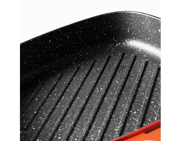 Grill pan Berghoff Gem 24 cm 2.3 L red 2307412