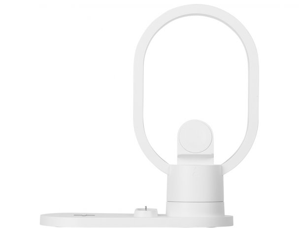 Charging station wireless 4-in-1 Evolt Portal with lamp, 15 W, white (592206)