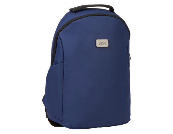 Рюкзак Voyager Sofit для ноутбука из экокожи, 34x14x44 см, синий (935712)