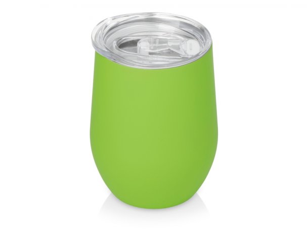 Gift set with thermocup and powerbank Color It C2, 10000 mAh, green apple (210114.03)