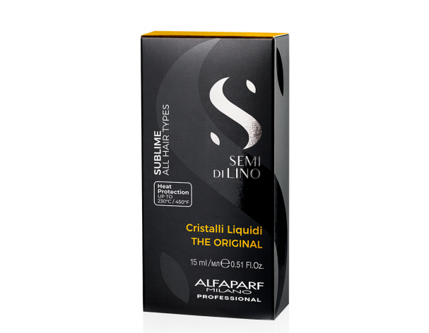 Oil with thermal protection against split ends Alfaparf Milano Professional Cristalli Liquidi The Original, 15 ml (25387)