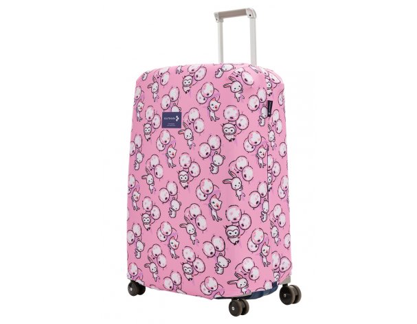 Cover for a suitcase Routemark White & Fluffy L/XL (SP310), Art. Lebedev Studio