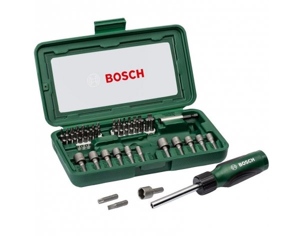 Набор Bosch из 46 бит, торцевых ключей 2607019504